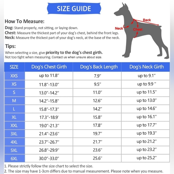 NWT Dog Winter Coat Built in Harness Adjustable Blue Dog Jacket XXL - Picture 4 of 4